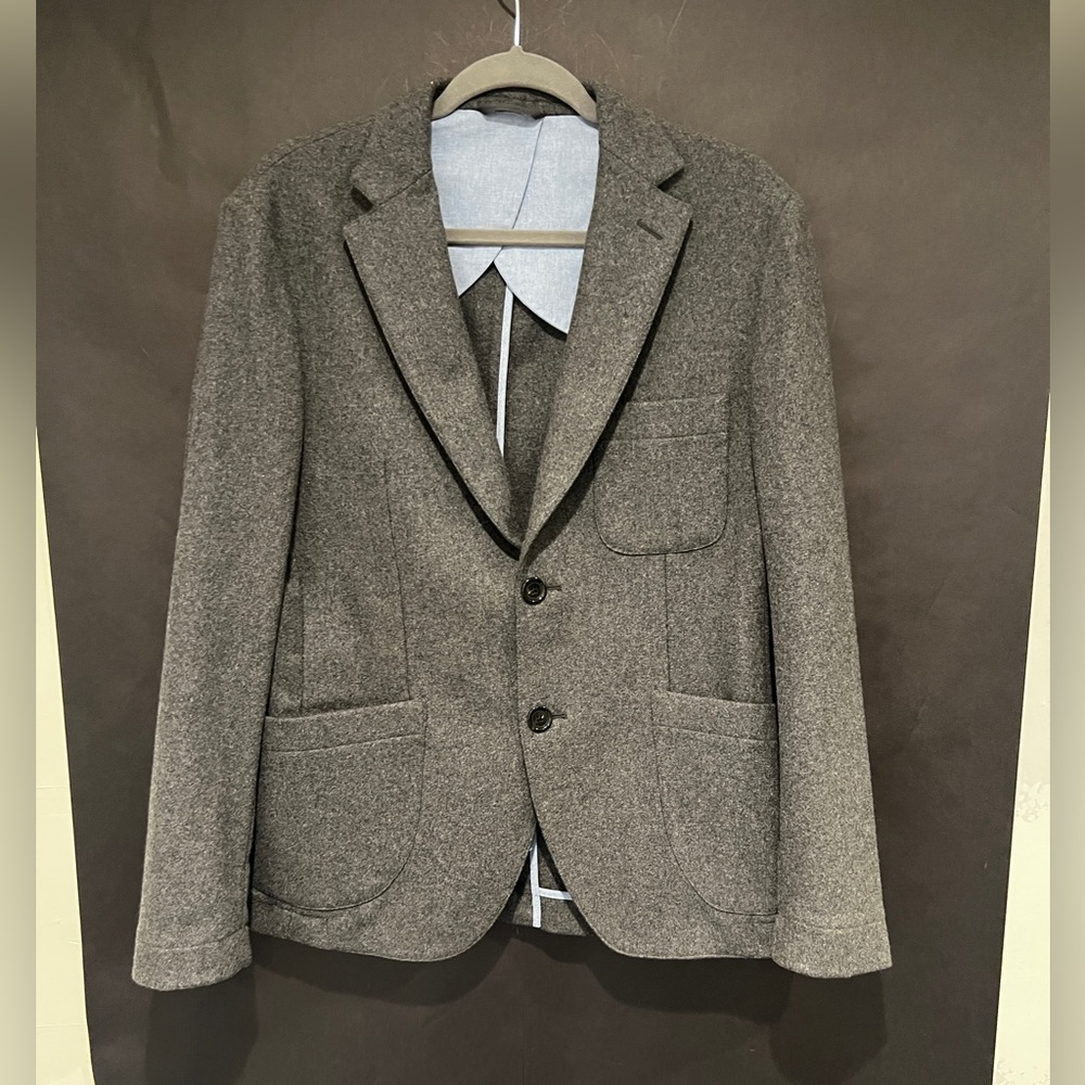 Taylor Stitch The Telegraph Jacket in Grey Wool, Size 38